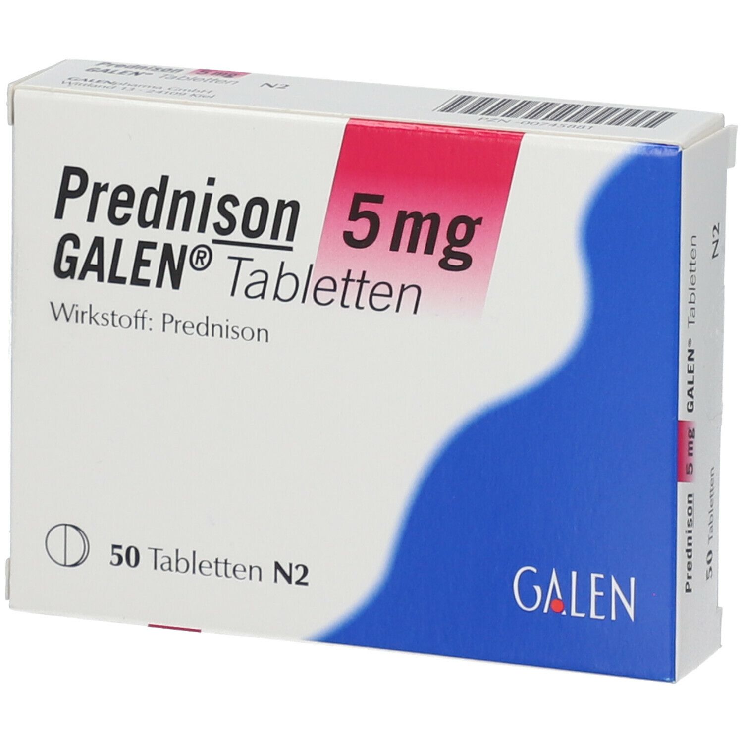 Prednison 5 mg Galen Tabletten 50 St