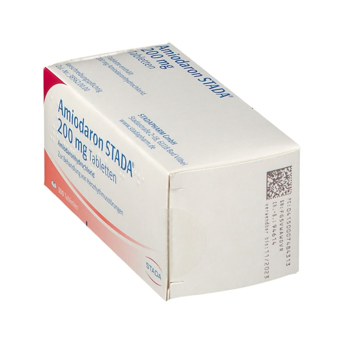 Amiodaron Stada 200 mg Tabletten 100 St