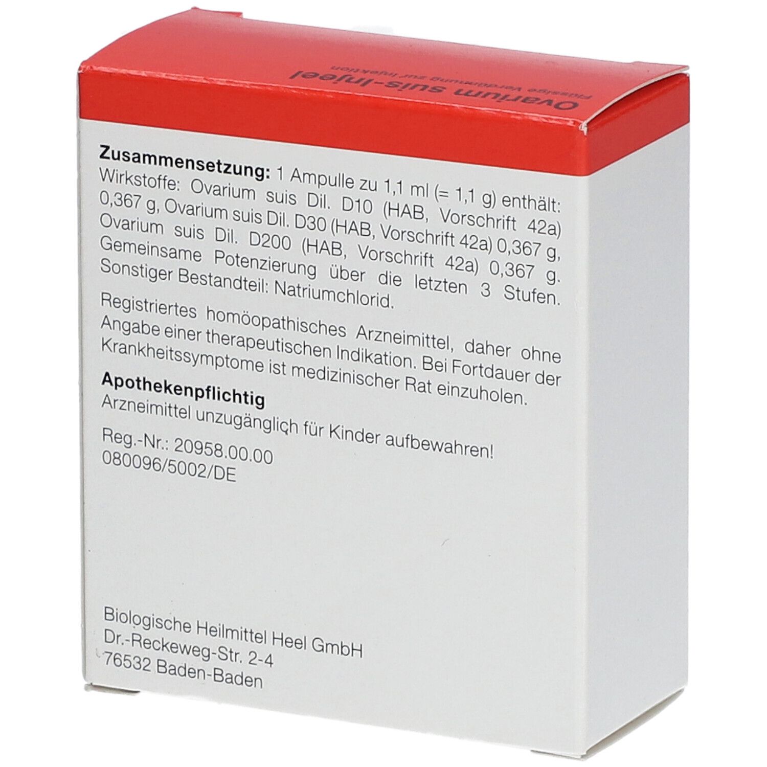 Ovarium suis-Injeel® Ampullen