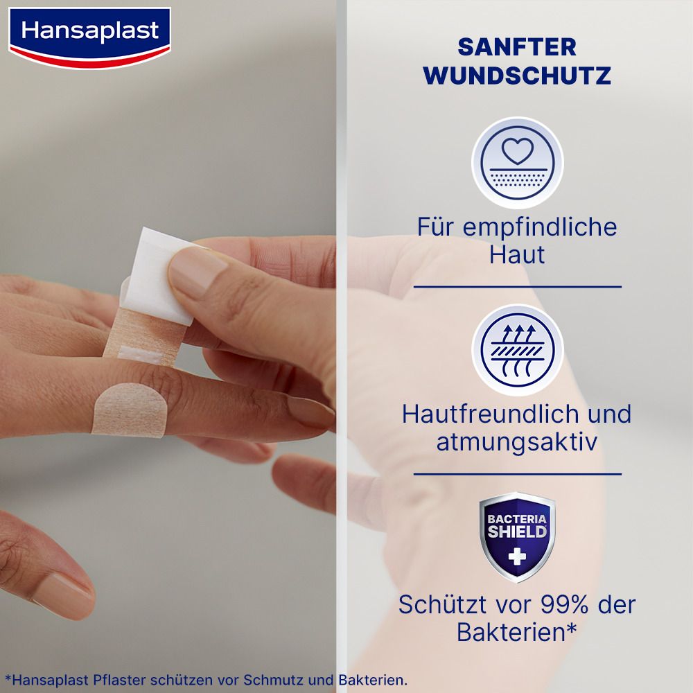 Hansaplast Soft Strips 1,9x7,2 cm