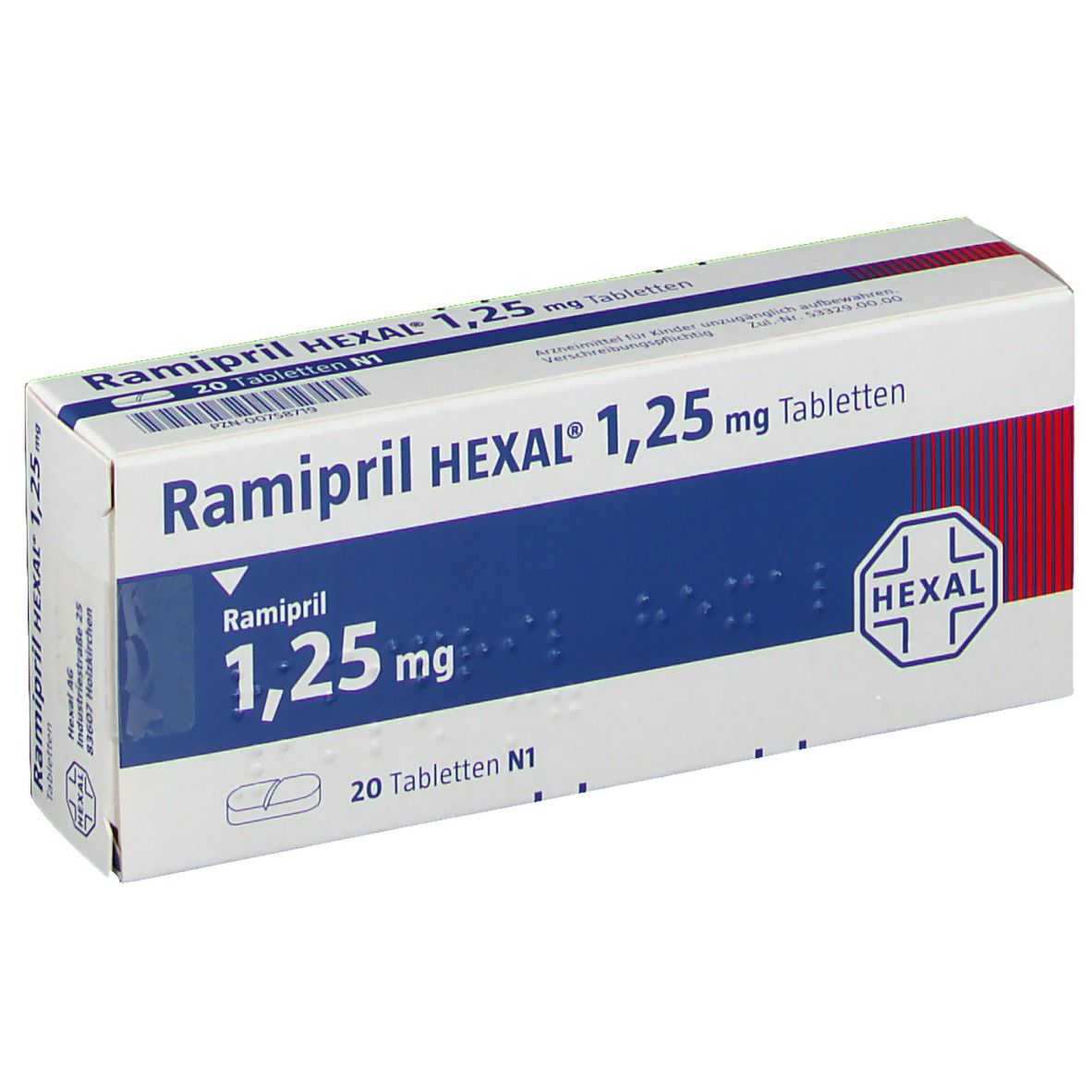 Ramipril HEXAL® 1,25 mg