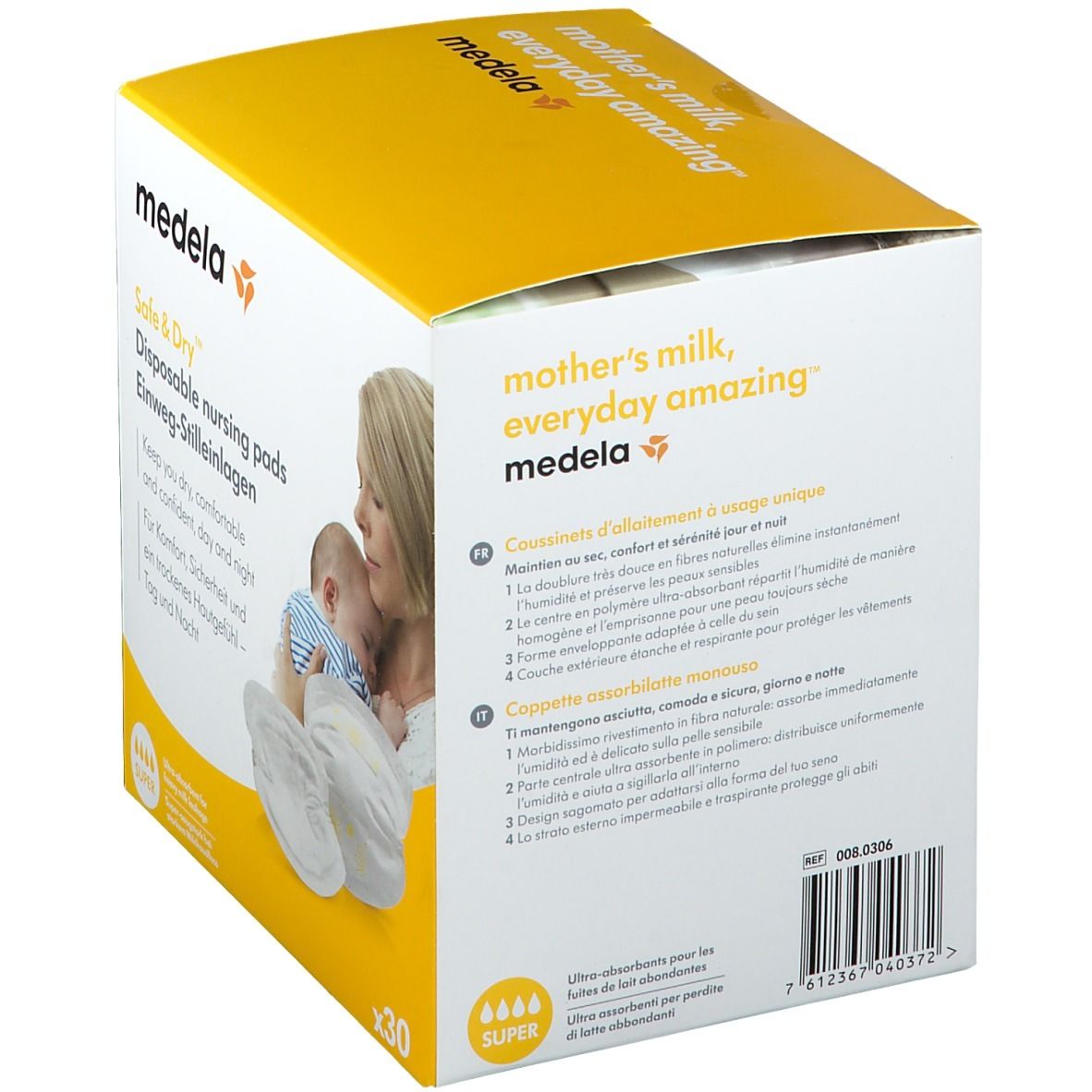 medela Safe & Dry™ Einweg-Stilleinlagen 30 St.