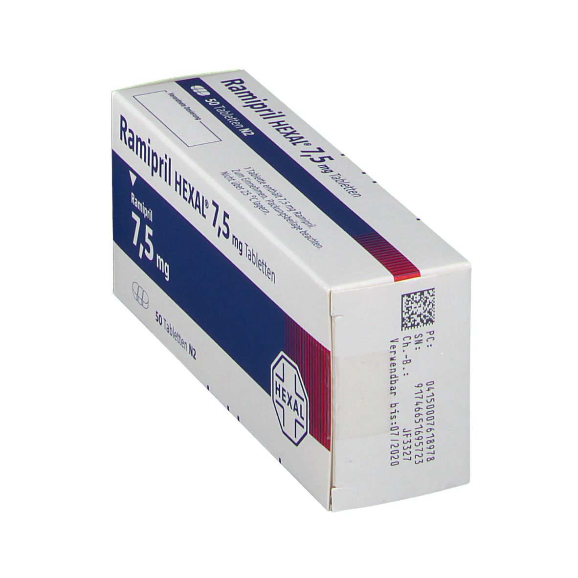 Ramipril Hexal 7,5 mg Tabletten 50 St