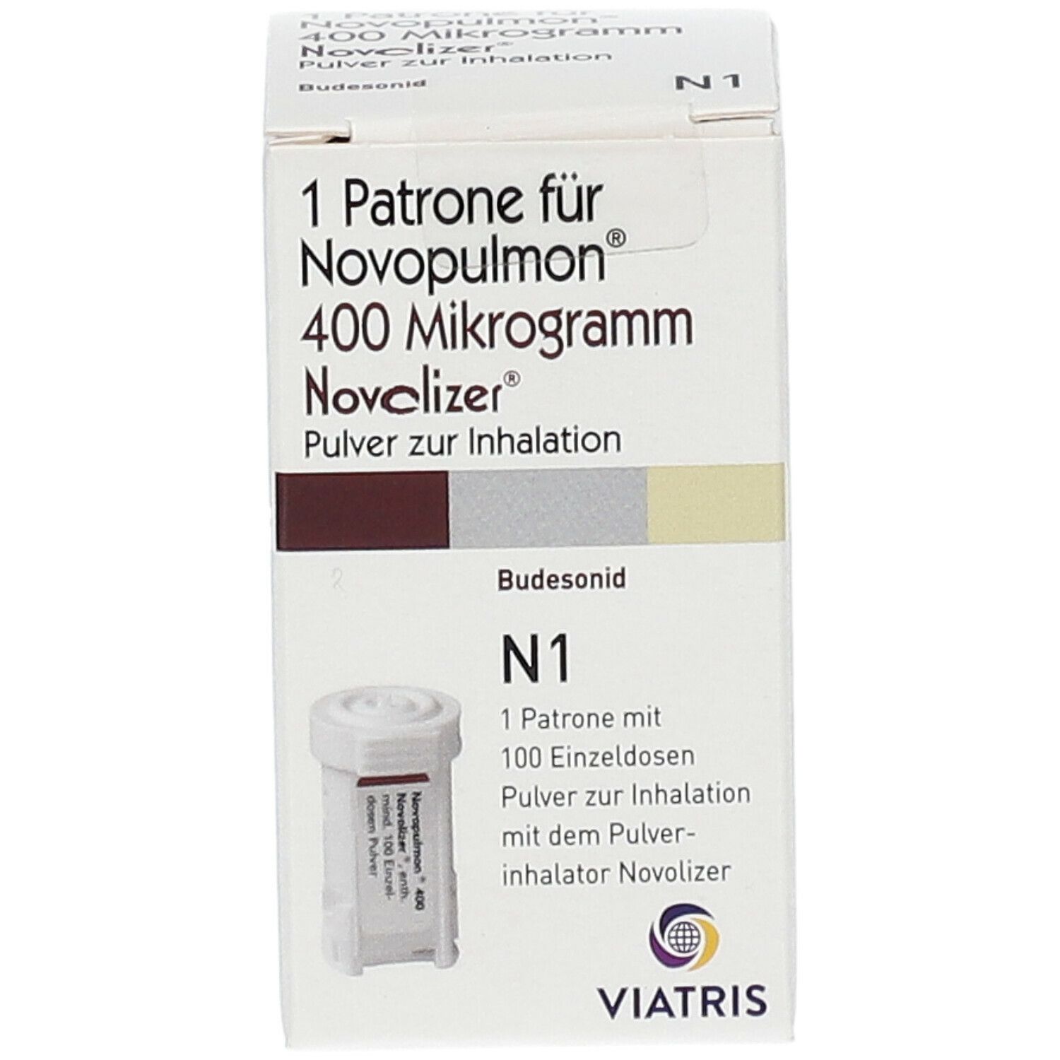 Novopulmon® 400 µg Novolizer® 1 Patrone