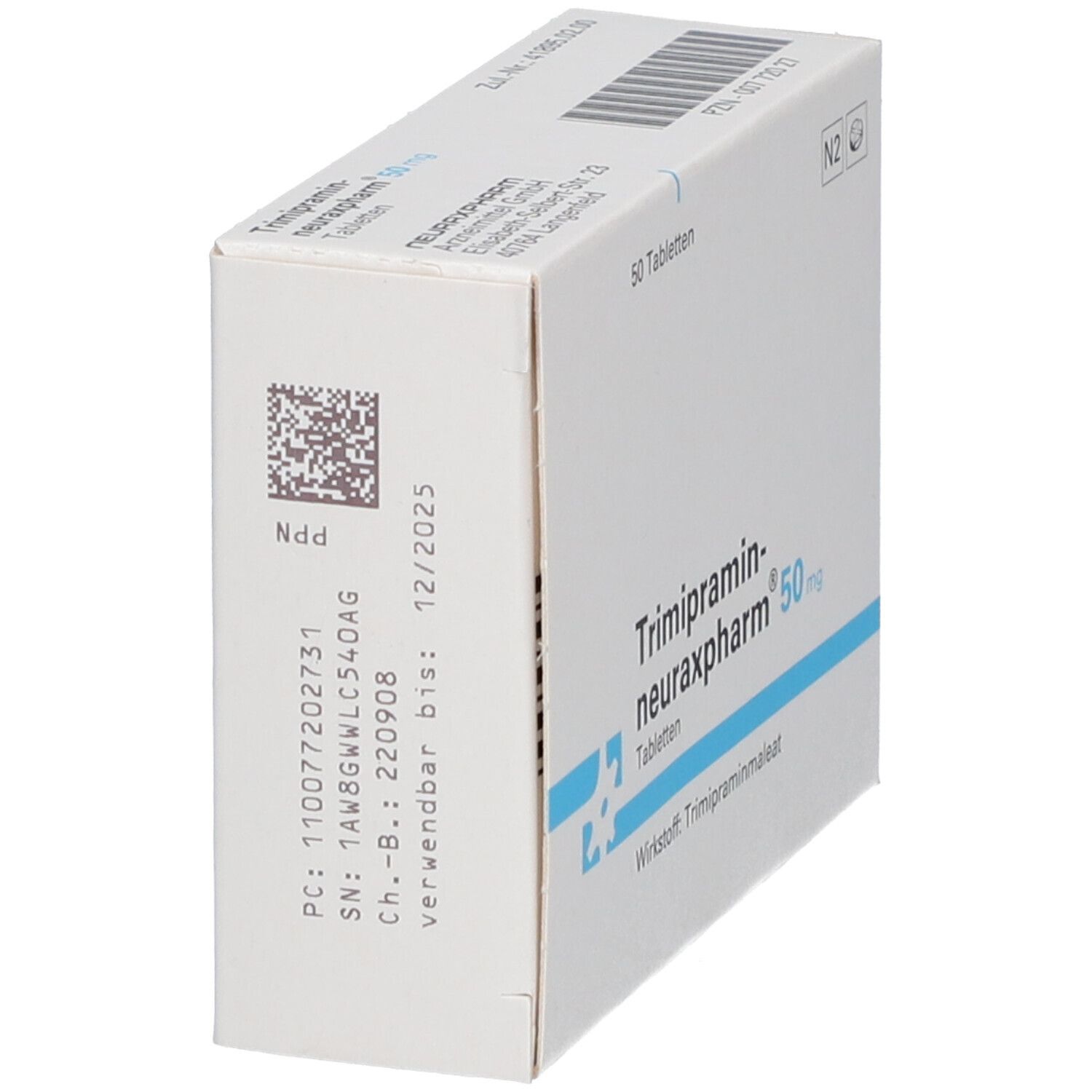 TRIMIPRAMIN-neuraxpharm 50 mg Tabletten St