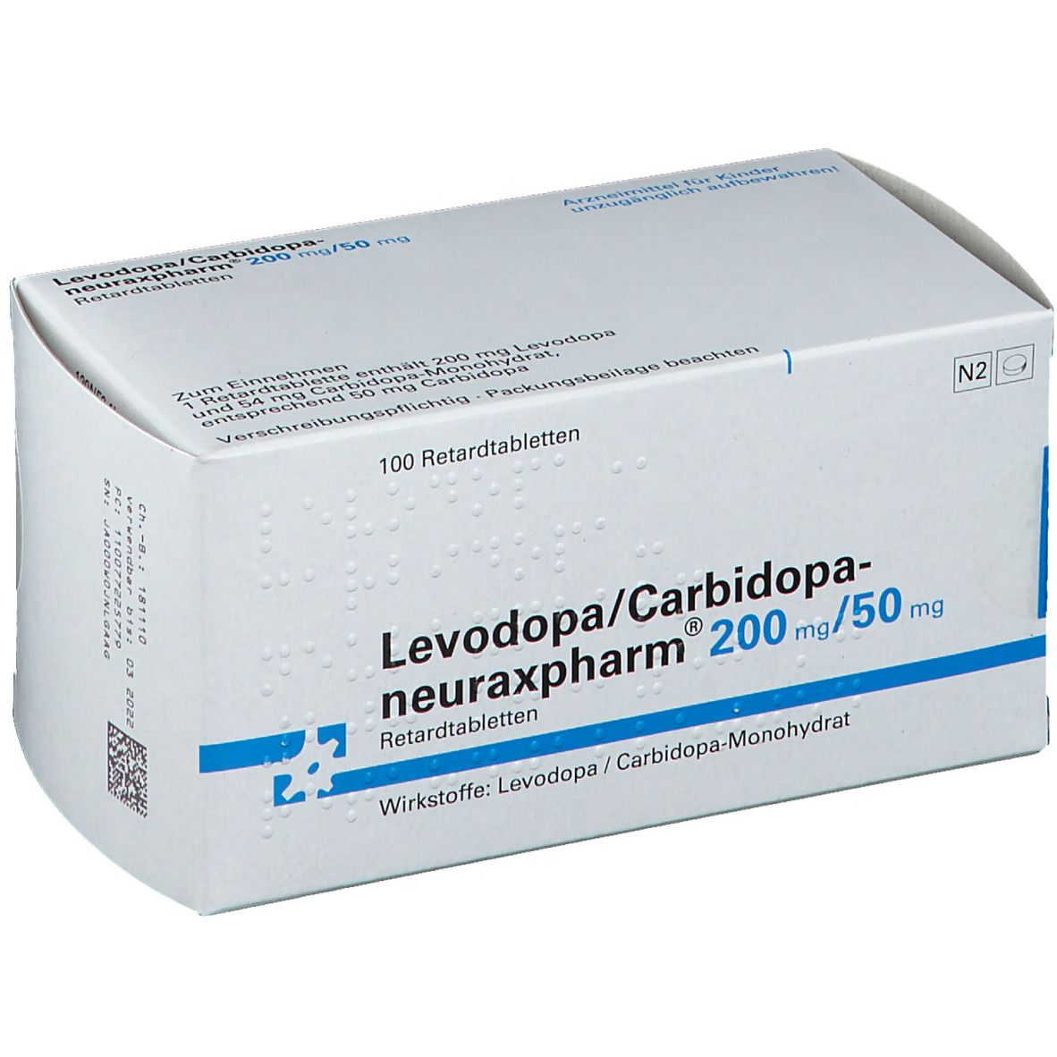 Levodopacarbidopa Neuraxpharm® 200 Mg50 Mg 100 St Mit Dem E Rezept