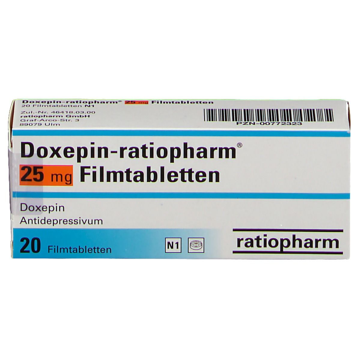 Doxepin-ratiopharm® 25 mg