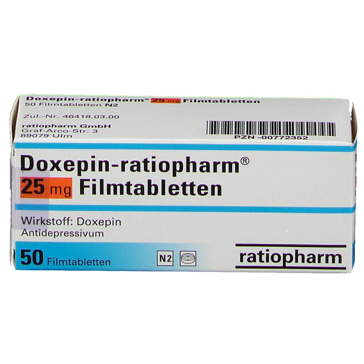 Doxepin-ratiopharm® 25 mg