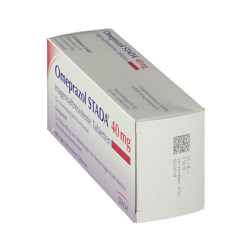 Omeprazol Stada 40 mg magensaftres.Tabletten 60 St Tabletten magensaftresistent