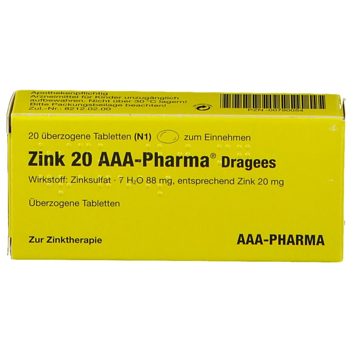 Zink 20 AAA®-Pharma