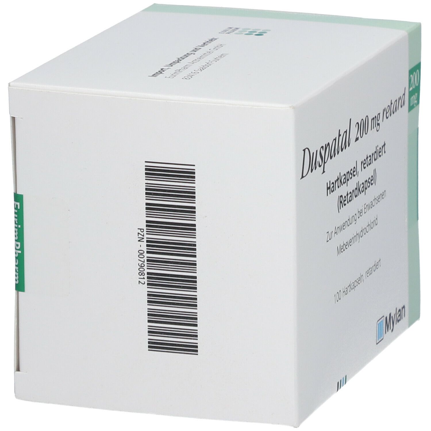 Duspatal 200 mg retard Kapseln 100 St Retard-Kapseln