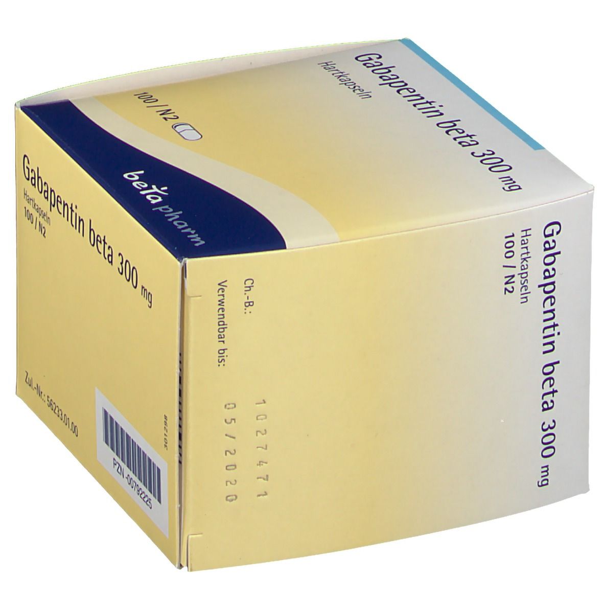 Gabapentin beta 300 mg Hartkapseln 100 St