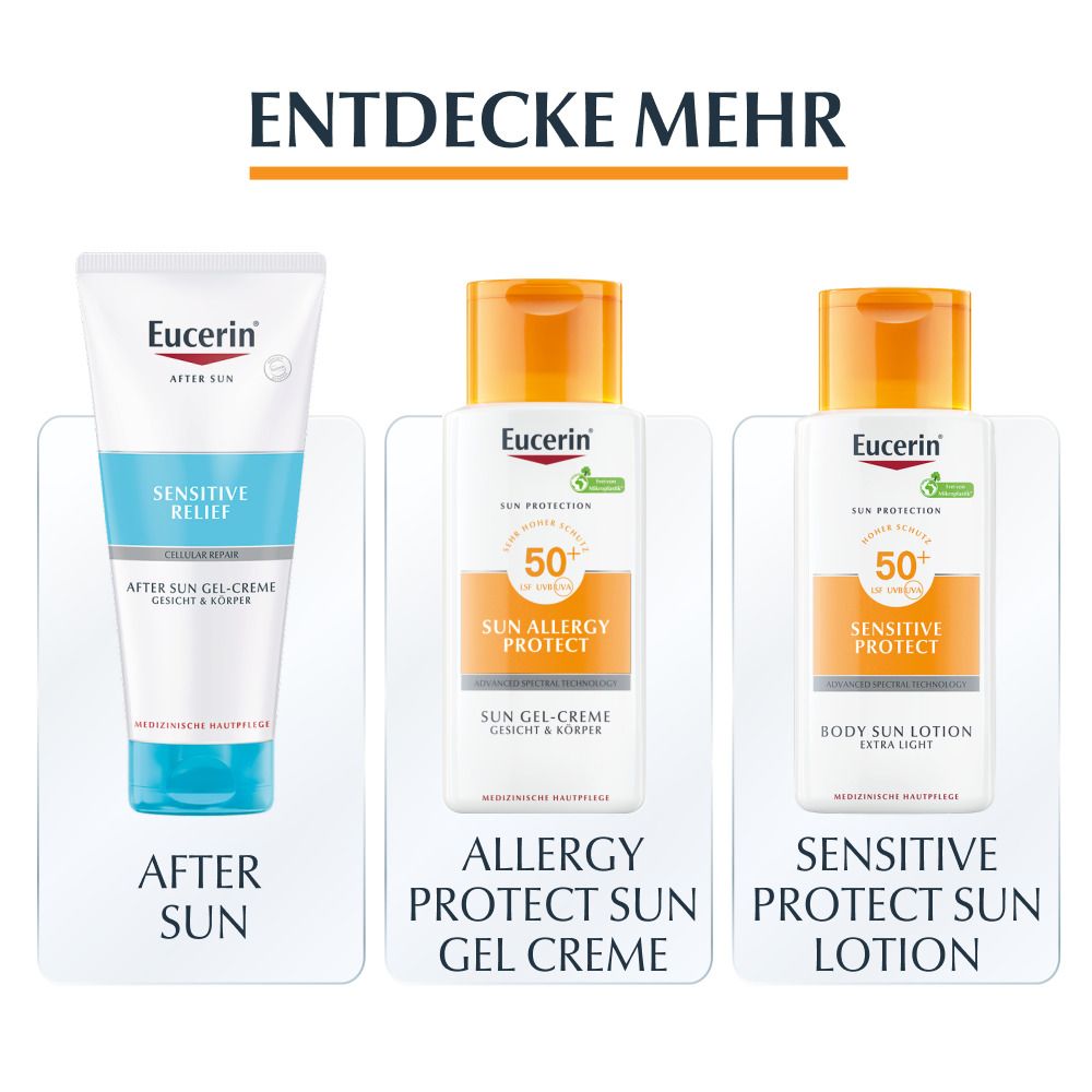 Eucerin® Sensitive Protect Face Sun Creme LSF 50+ – sehr hoher Sonnenschutz für trockene und empfindliche Gesichtshaut - jetzt 20% sparen mit Code "sun20"