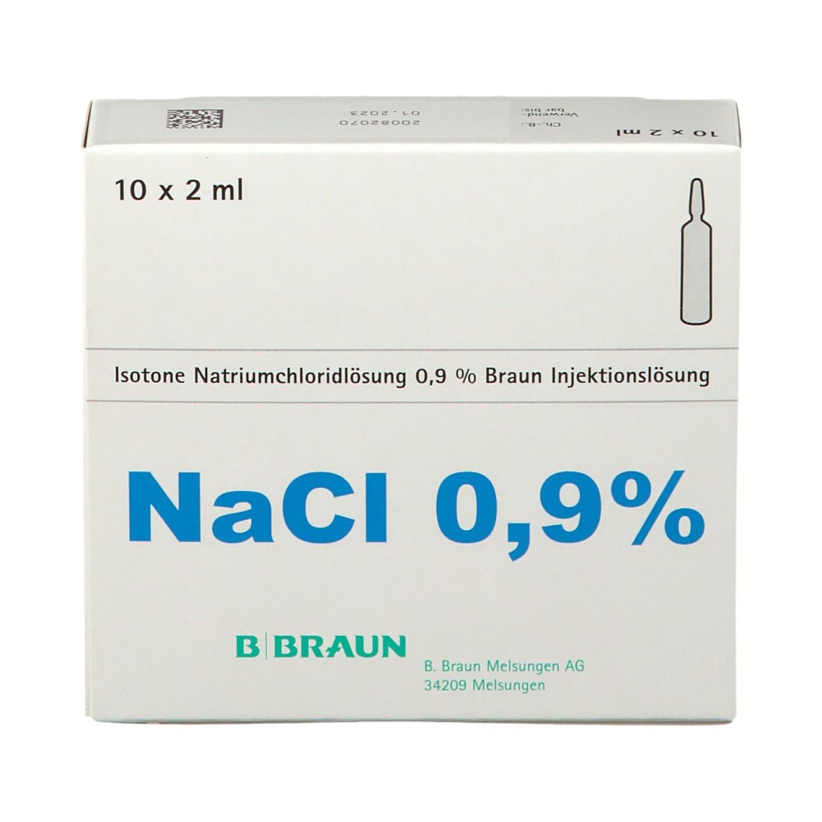 Isotone Kochsalz-Lösung 0,9% Braun