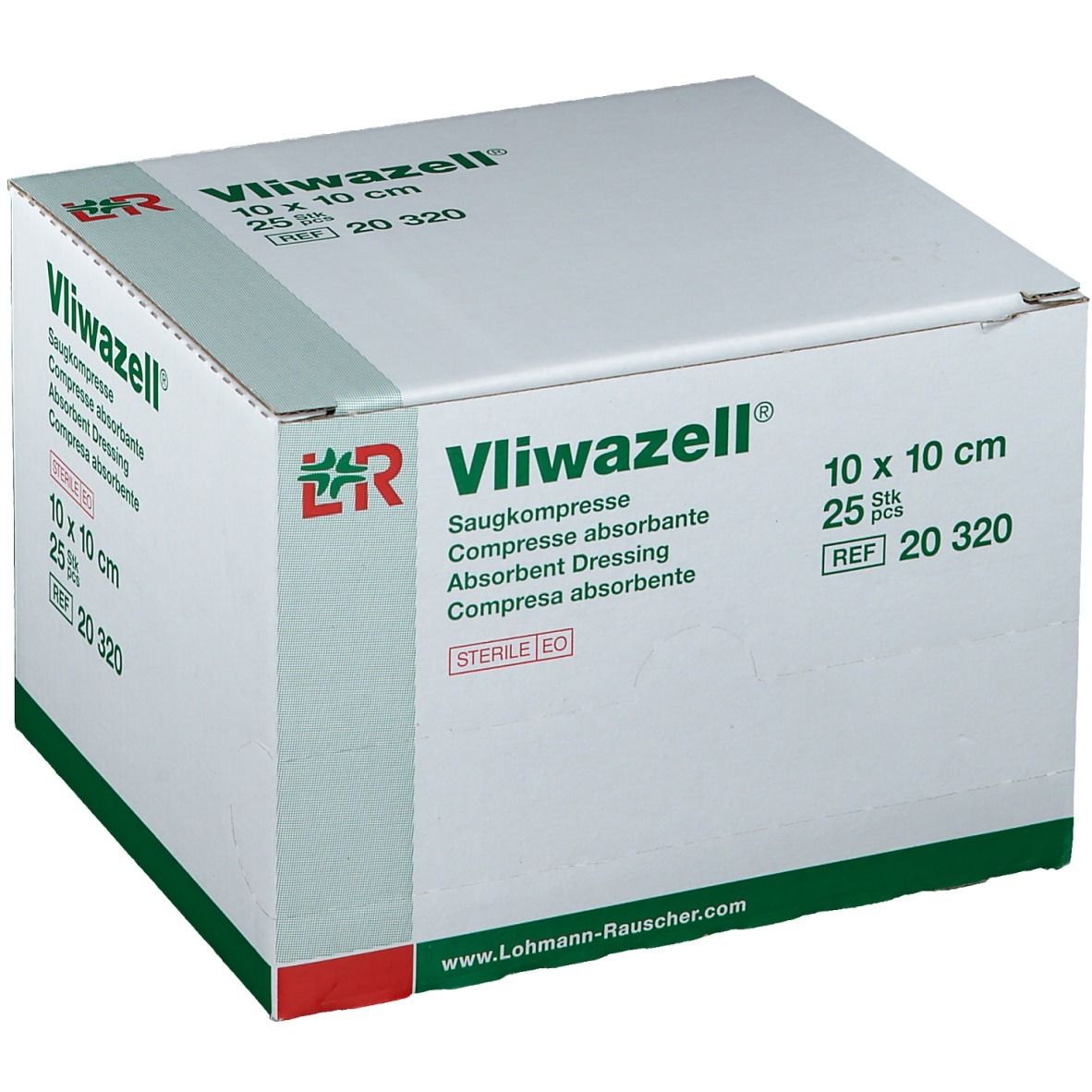 Vliwazell® hochsaugfähige Universalkompresse steril 10 cm x 10 cm