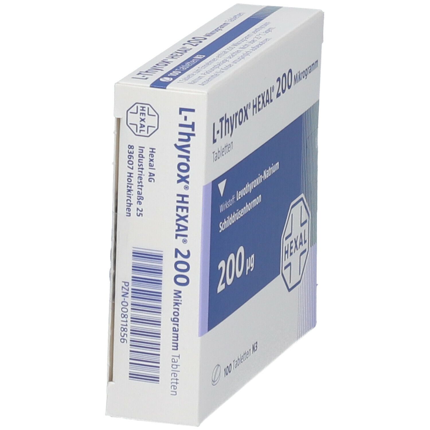 L-Thyrox Hexal 200 Mikrogramm Tabletten 100 St