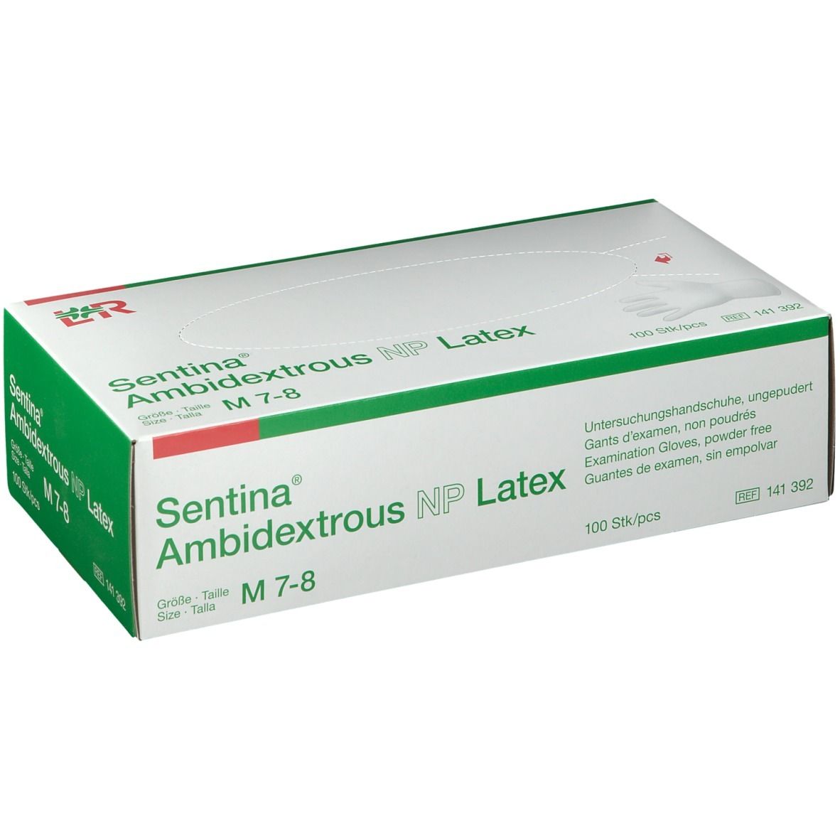 Sentina® Ambidextrous Latex Gr. M unsteril