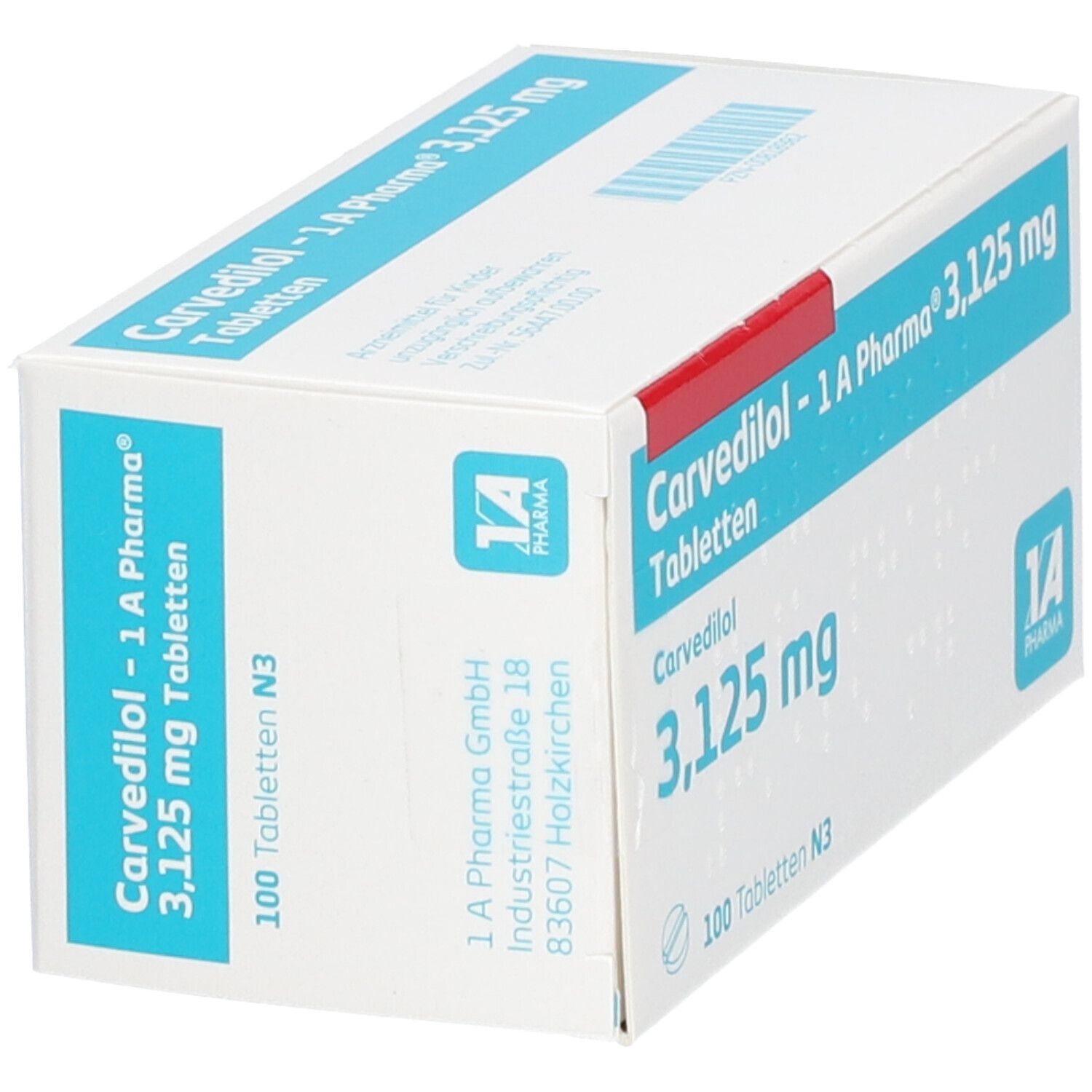 Carvedilol 1A Pharma® 3.125