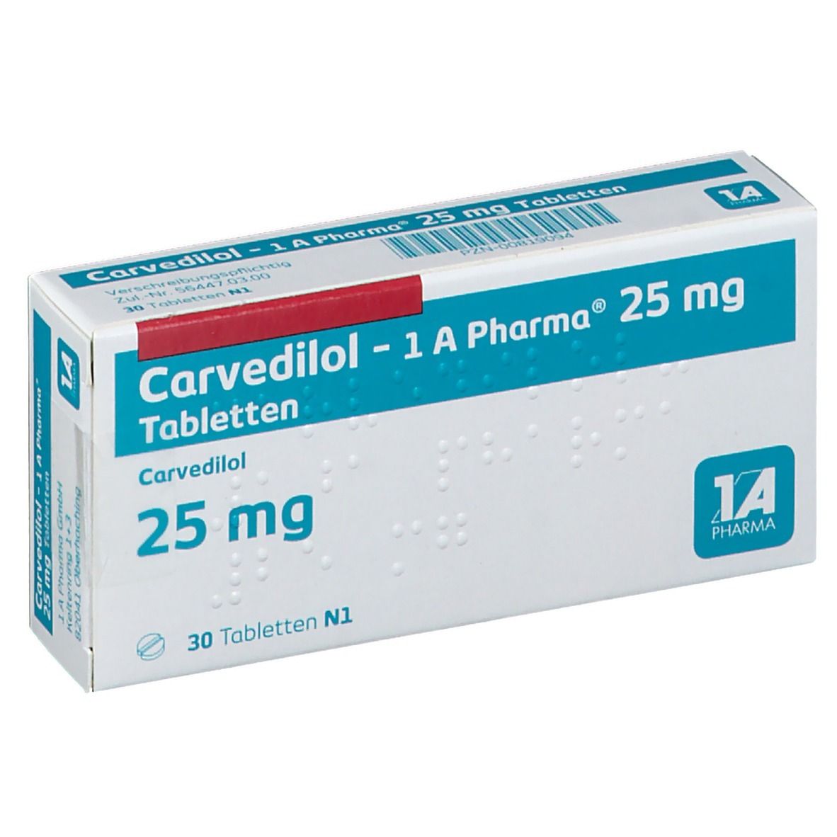 Carvedilol - 1 A Pharma® 25 mg