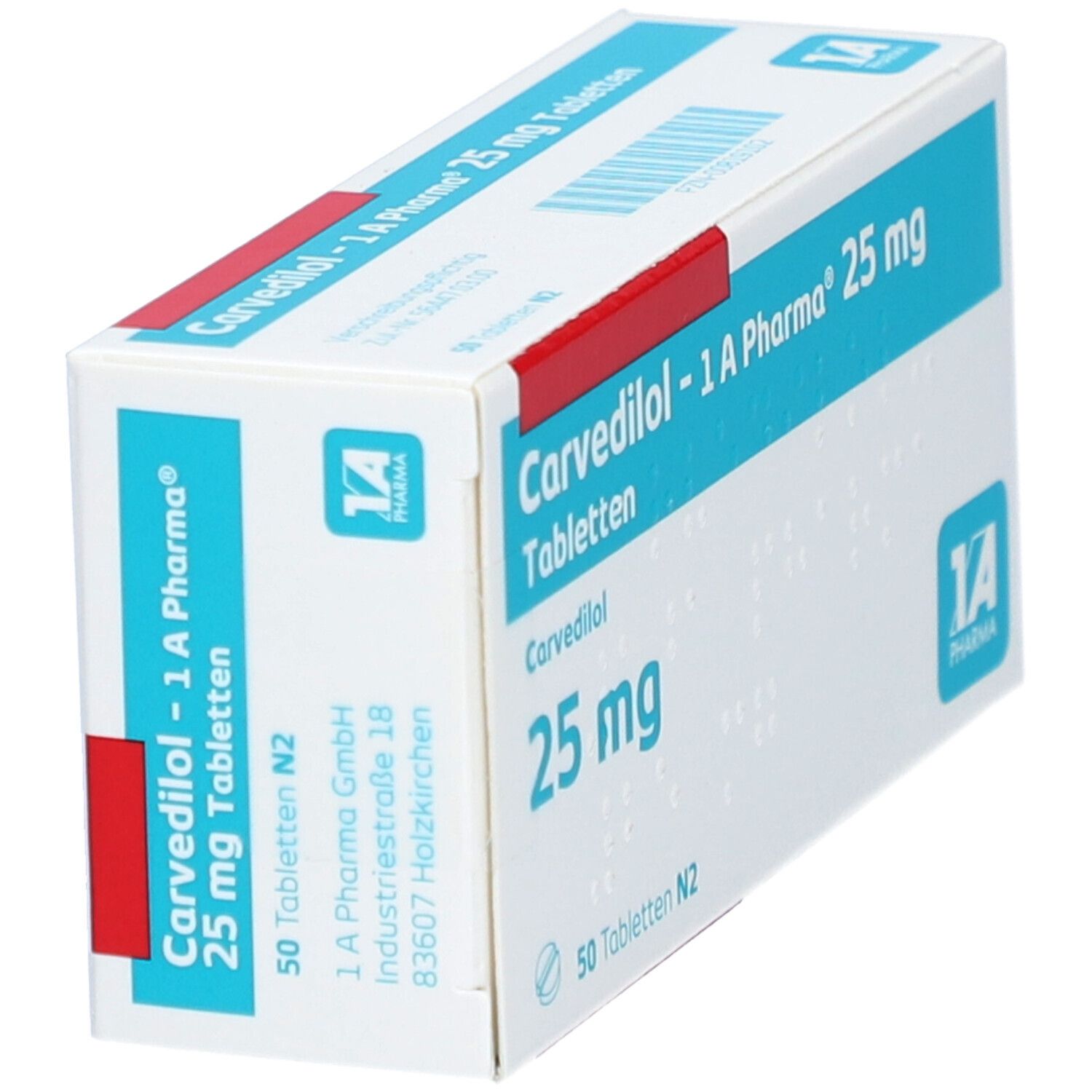 Carvedilol-1A Pharma 25 mg Tabletten 50 St