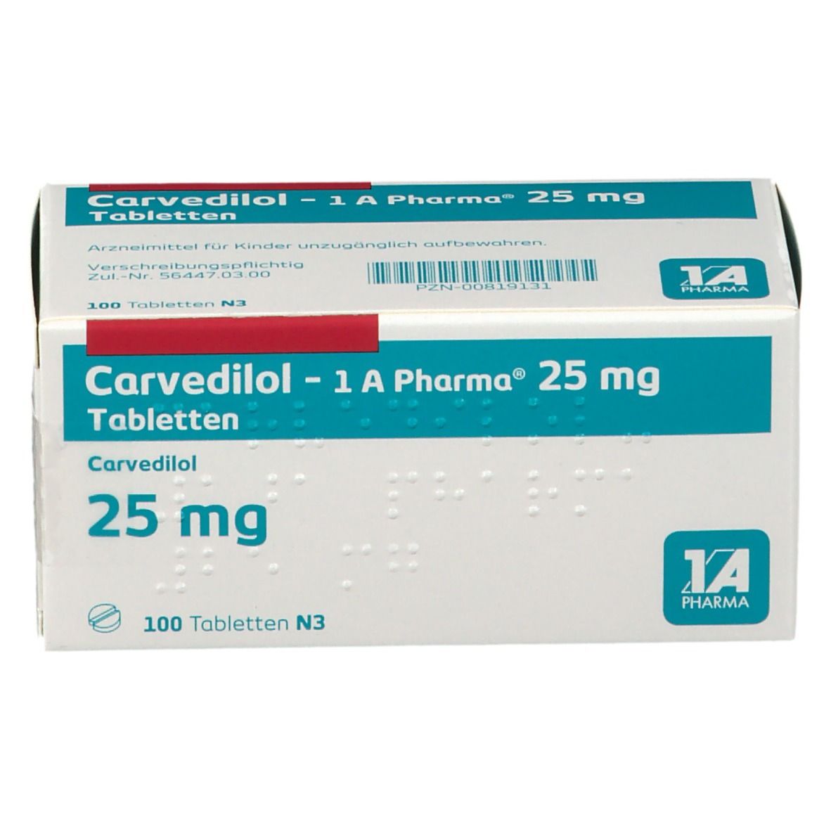 Carvedilol 1A Pharma® 25Mg