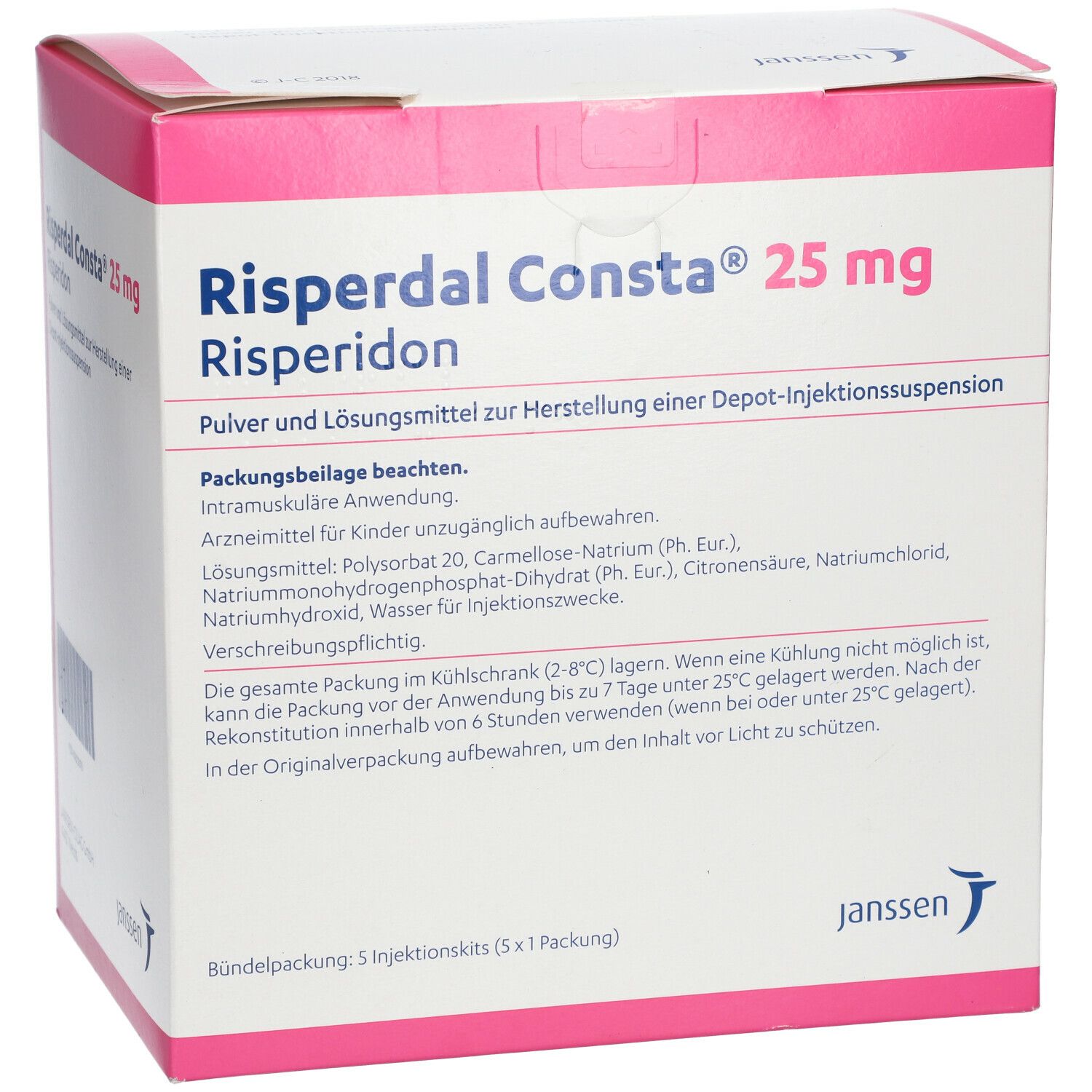 Risperdal Consta® 25 Mg 5 St Mit Dem E Rezept Kaufen Shop Apotheke