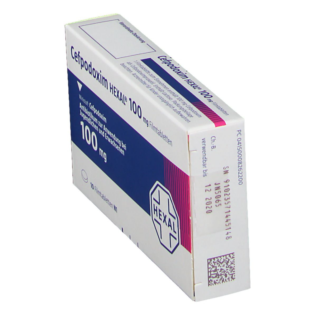 Cefpodoxim Hexal 100 mg Filmtabletten 10 St