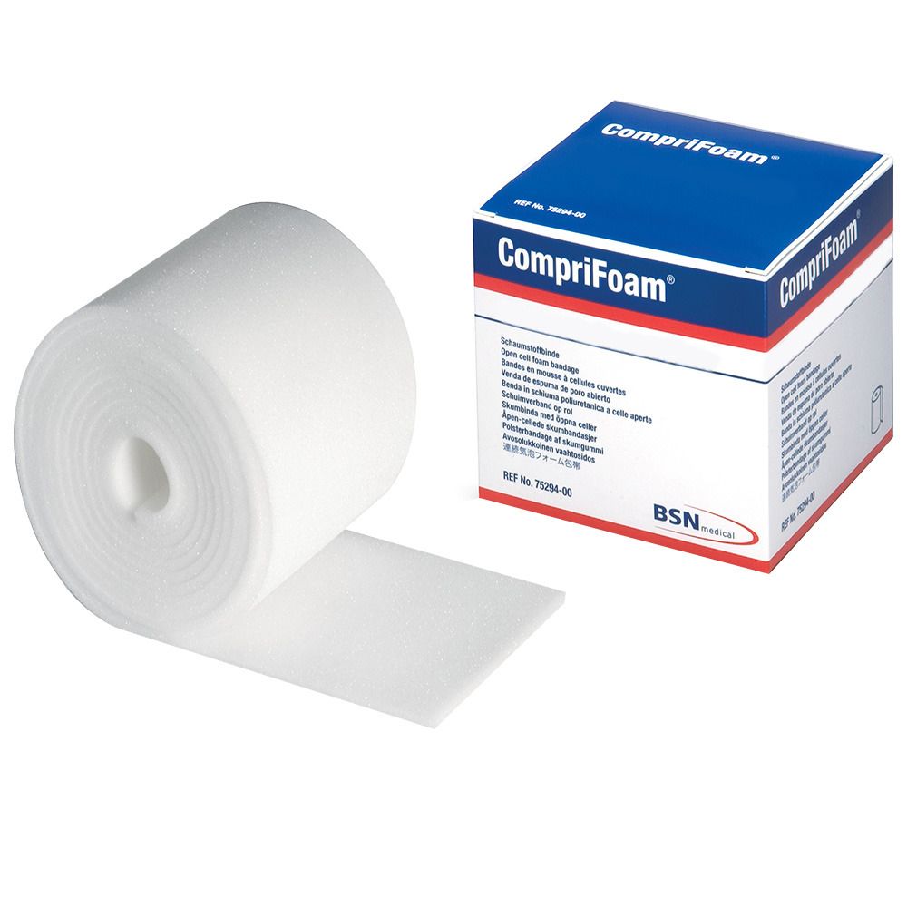 CompriFoam® Schaumstoffbinde 10 cm x 2,5 m x 0,3 cm