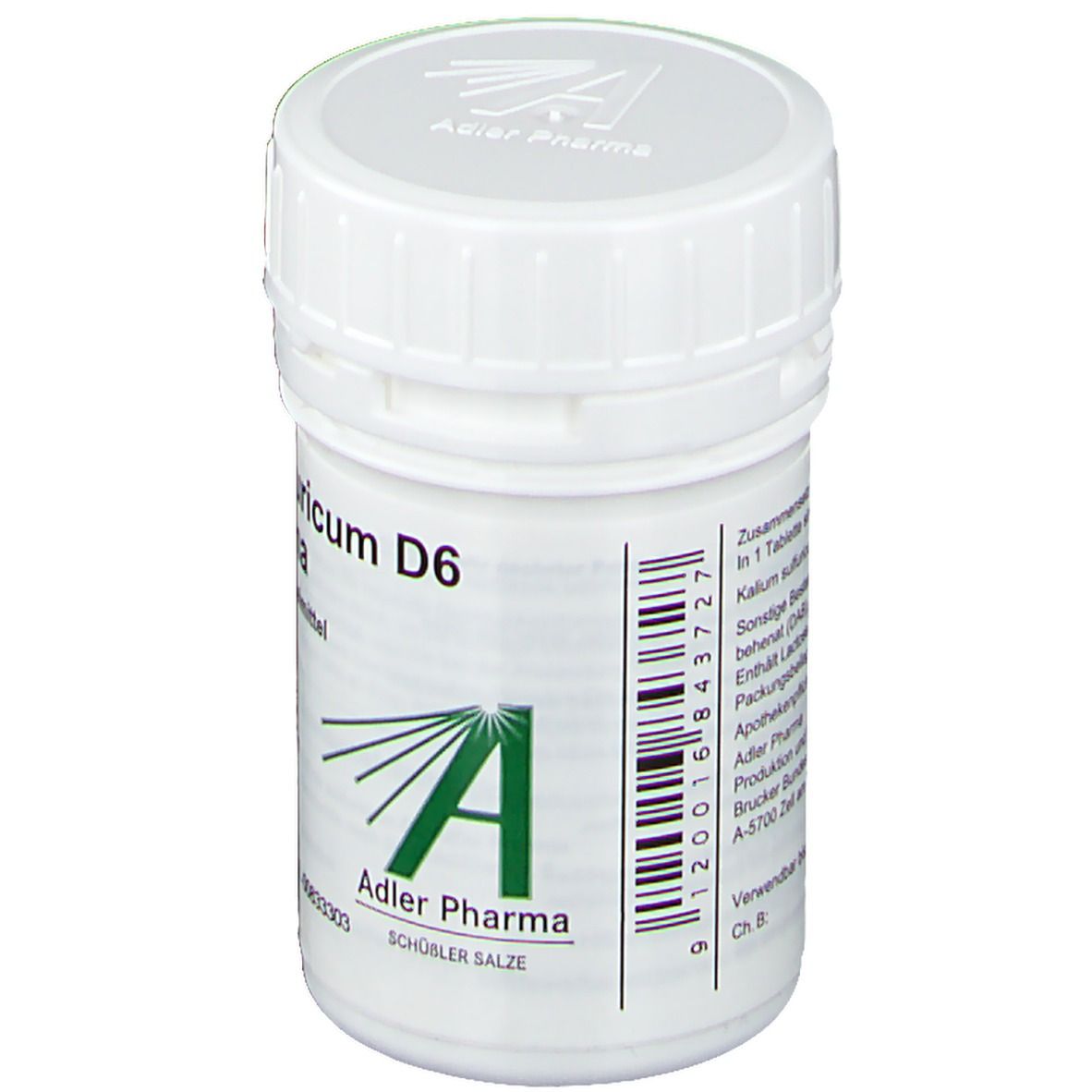 Biochemie Adler 6 Kalium sulfuricum D6 Adl.Ph. Tabletten