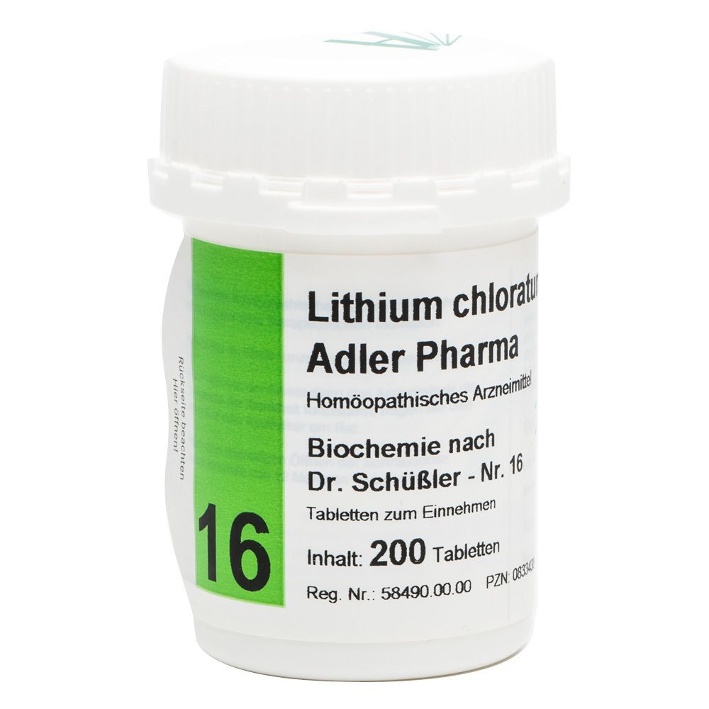 Adler Pharma Lithium chloratum D12 Biochemie nach Dr. Schüßler Nr. 16