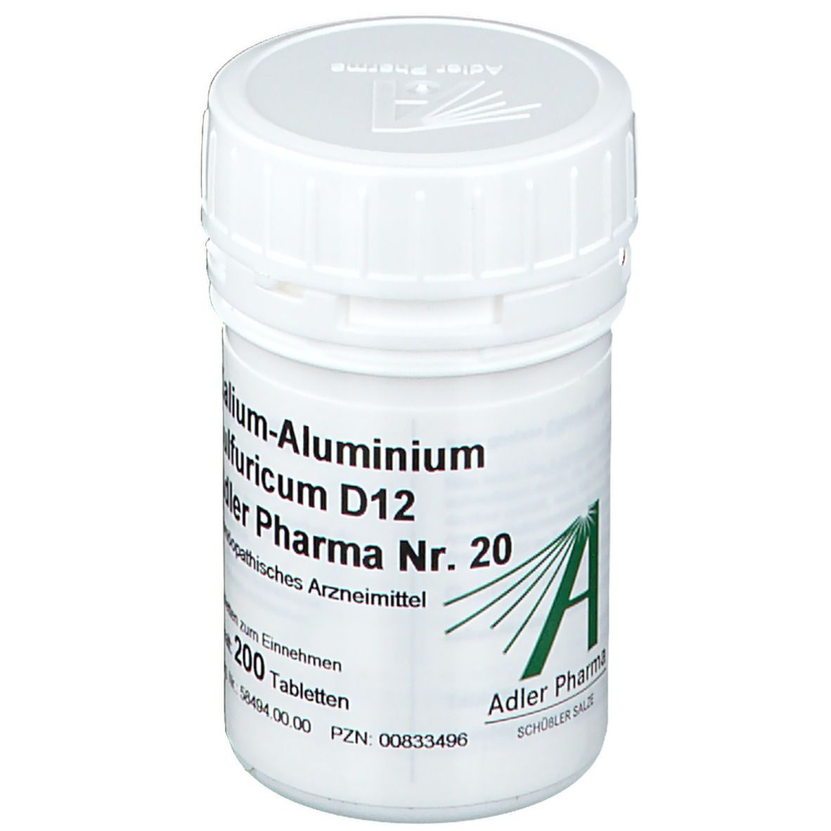 Biochemie Adler 20 Kalium aluminium sulfuricum D12 Tabletten