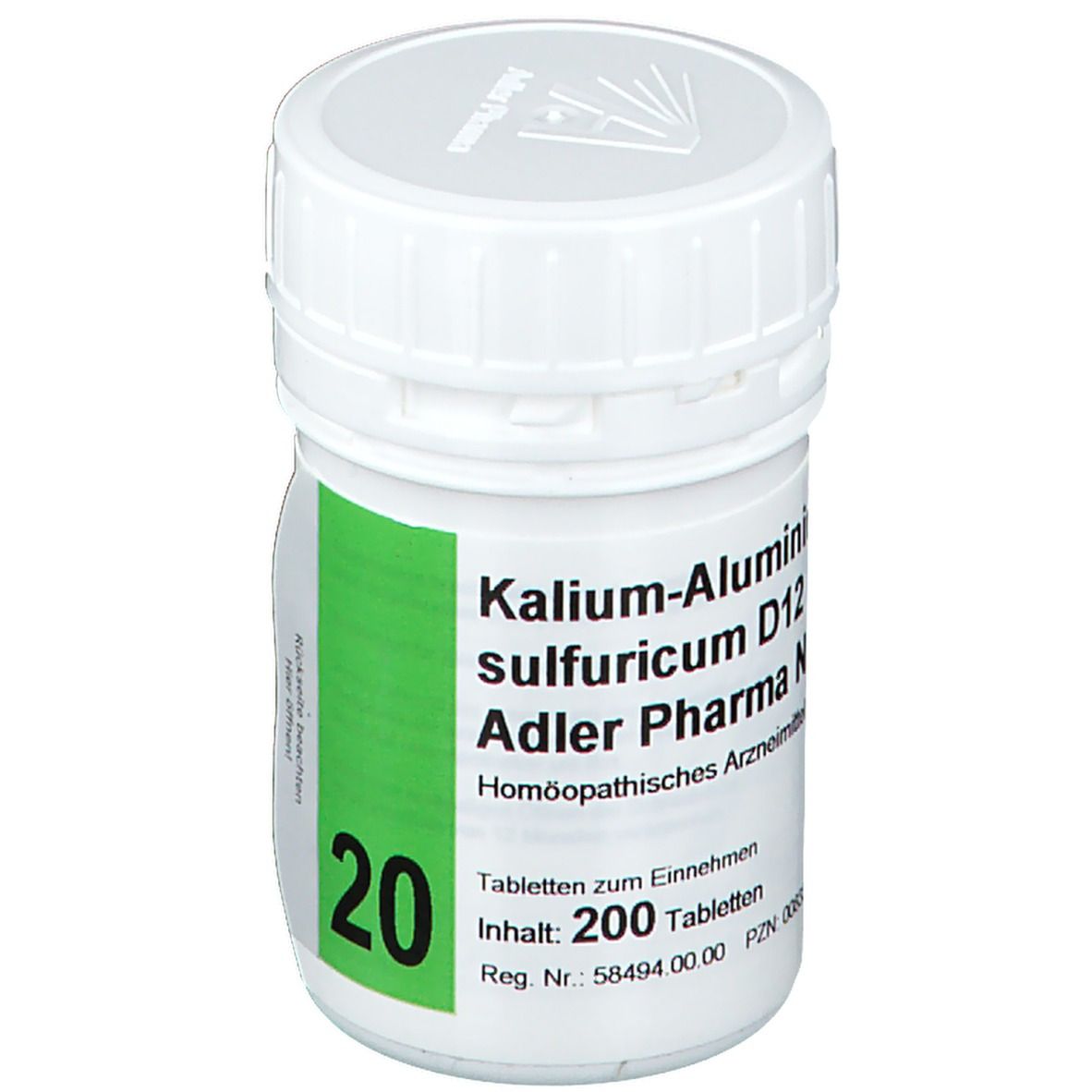 Adler Pharma Kalium – Aluminium sulfuricum D12 Biochemie nach Dr. Schüßler Nr. 20