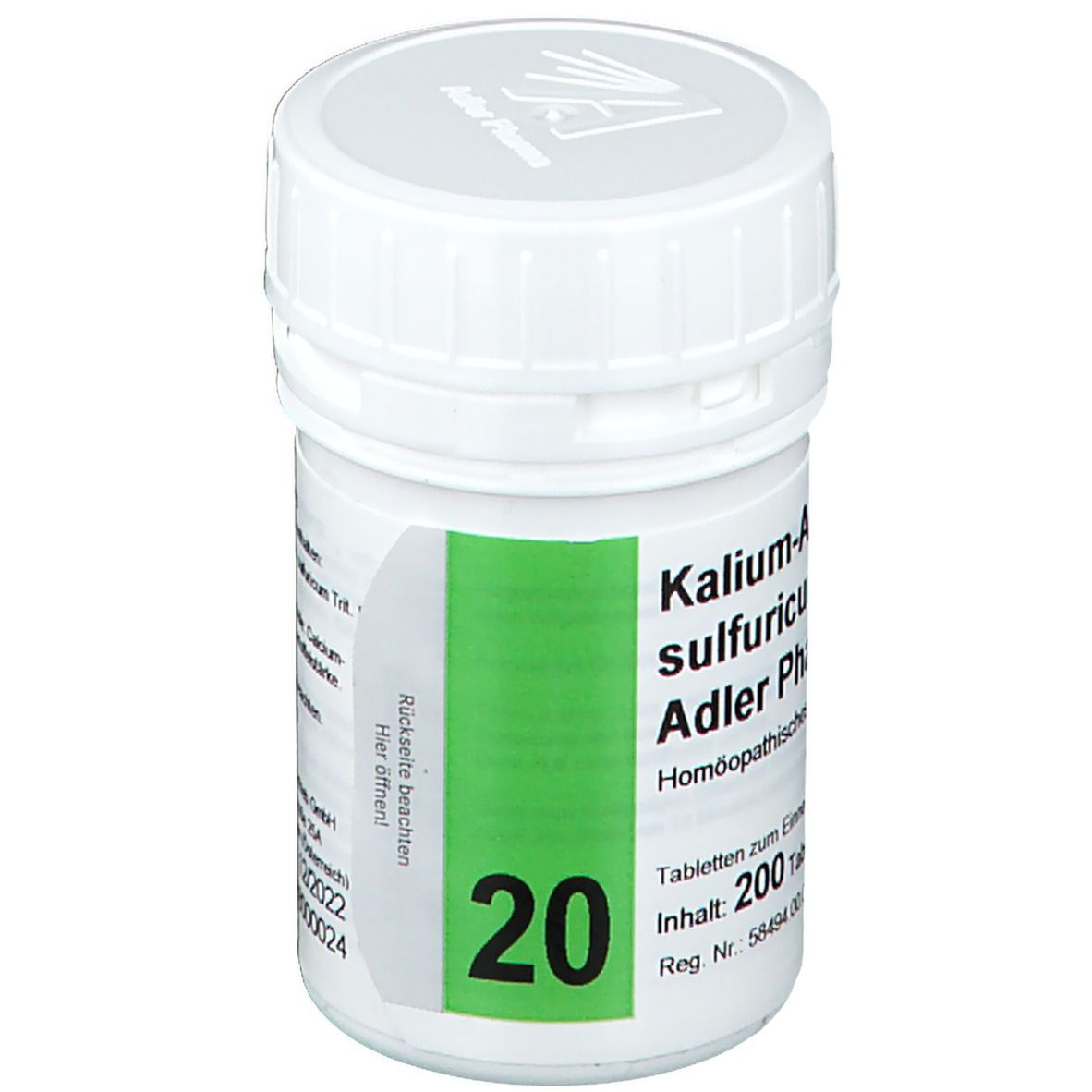 Adler Pharma Kalium – Aluminium sulfuricum D12 Biochemie nach Dr. Schüßler Nr. 20