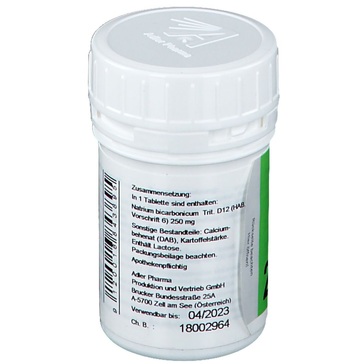Adler Pharma Natrium bicarbonicum D12 Biochemie nach Dr. Schüßler Nr. 23