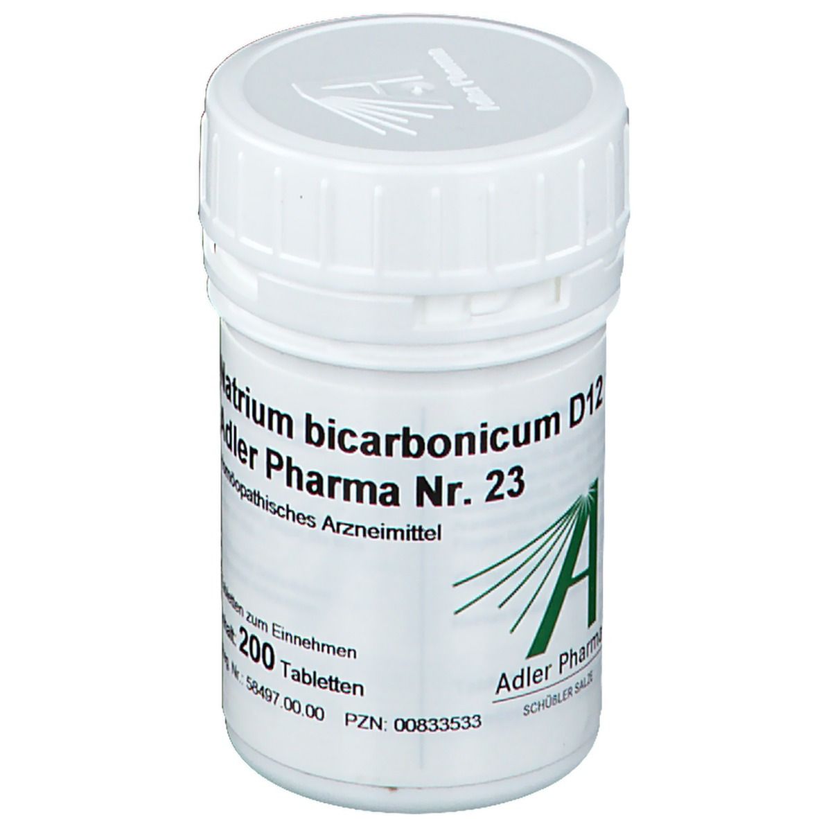 Adler Pharma Natrium bicarbonicum D12 Biochemie nach Dr. Schüßler Nr. 23