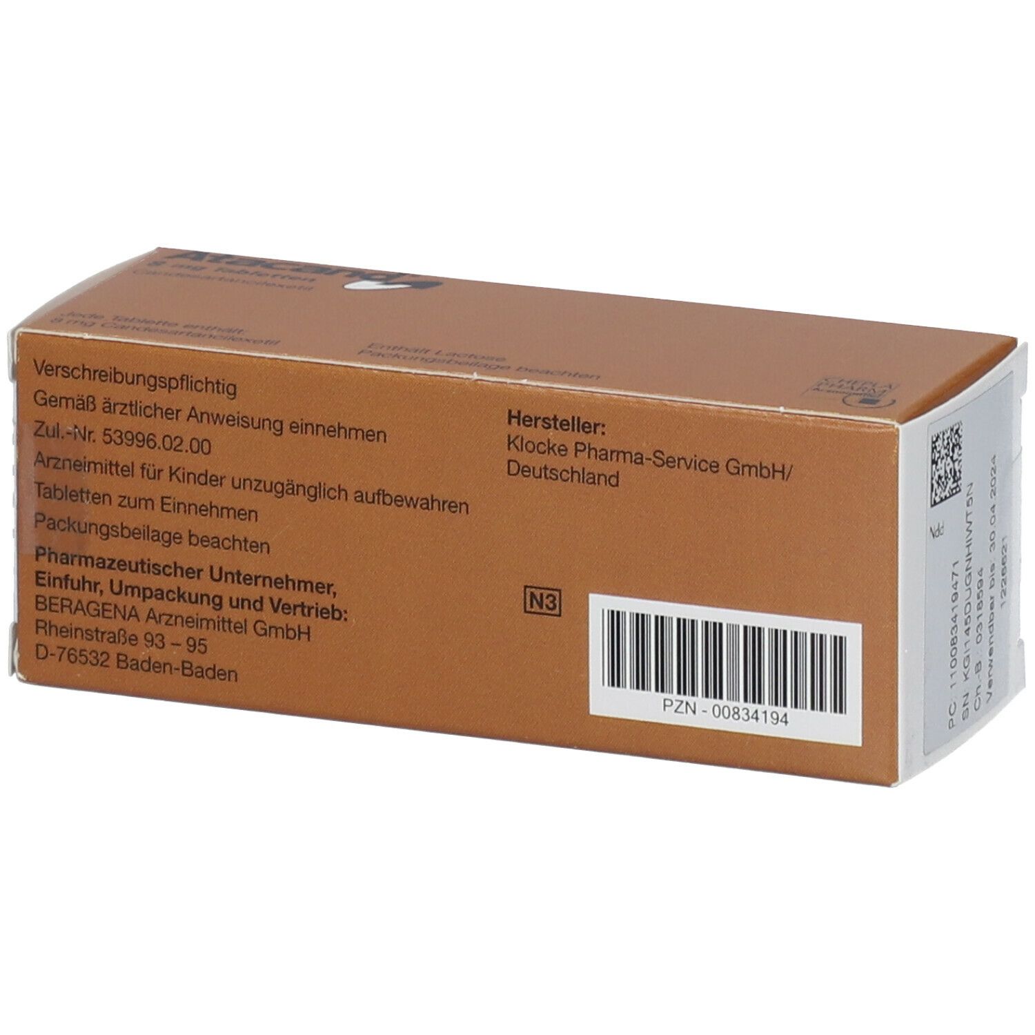 Atacand 8 mg