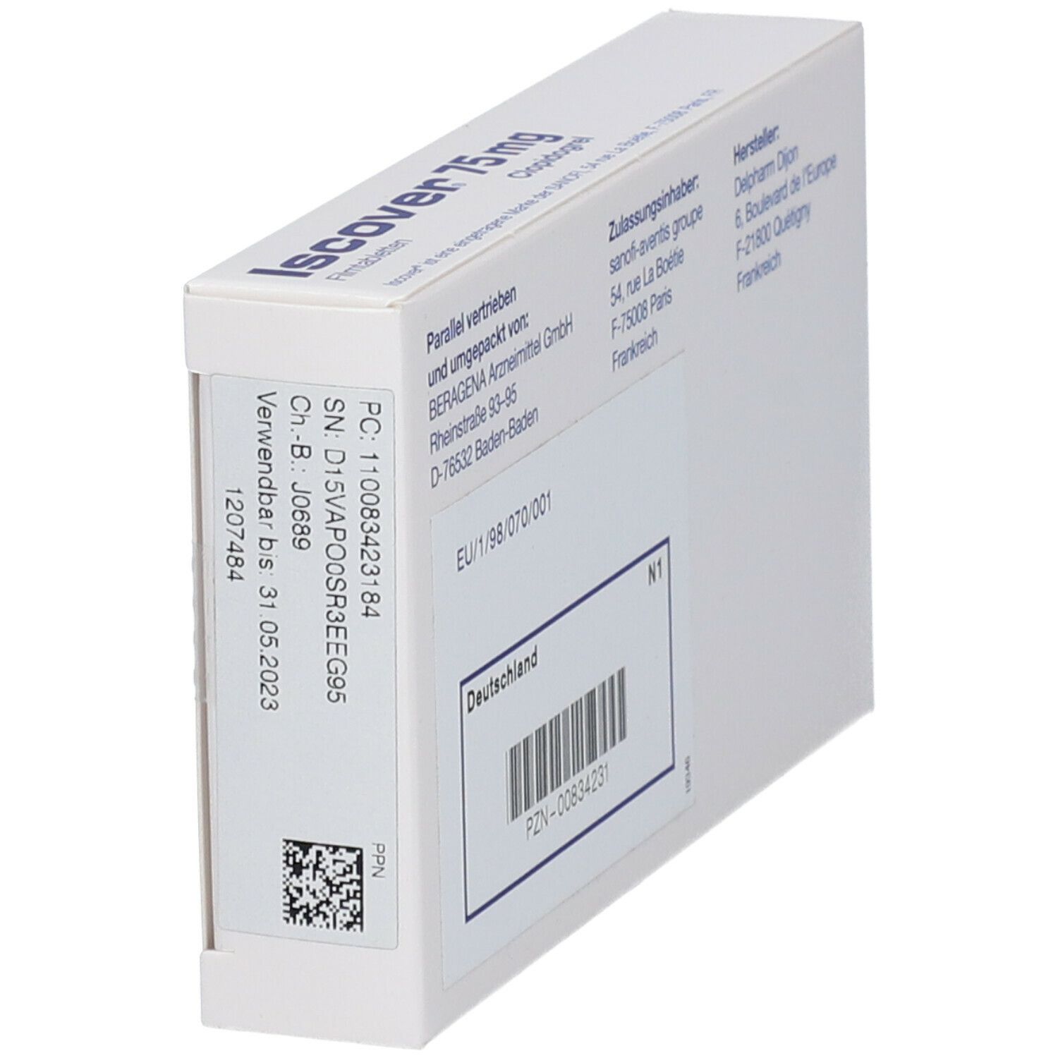 Iscover Color Iscover 75 mg 28 St mit dem E-Rezept kaufen - Shop Apotheke