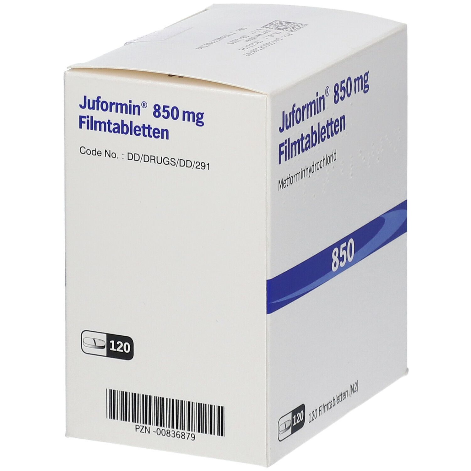 Juformin 850 mg Filmtabletten 120 St