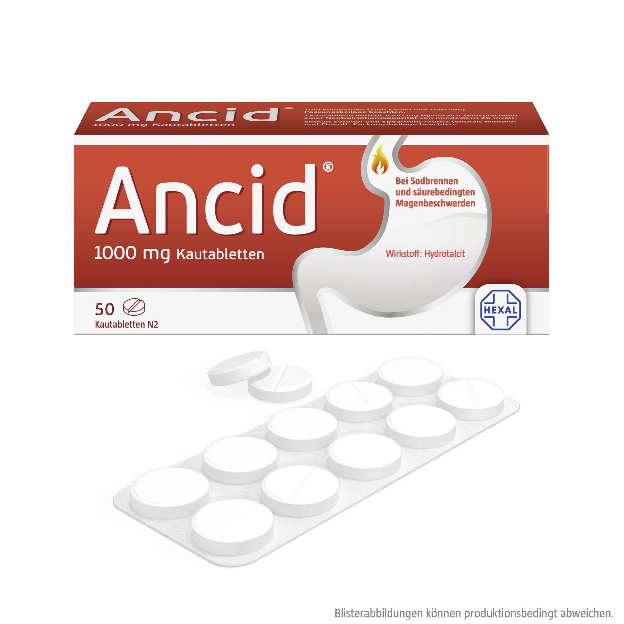 ANCID® 1000 mg, Kautabletten