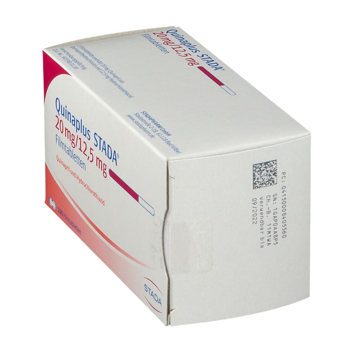 Quinaplus AL 20 mg/12,5 mg Filmtabletten 100 St