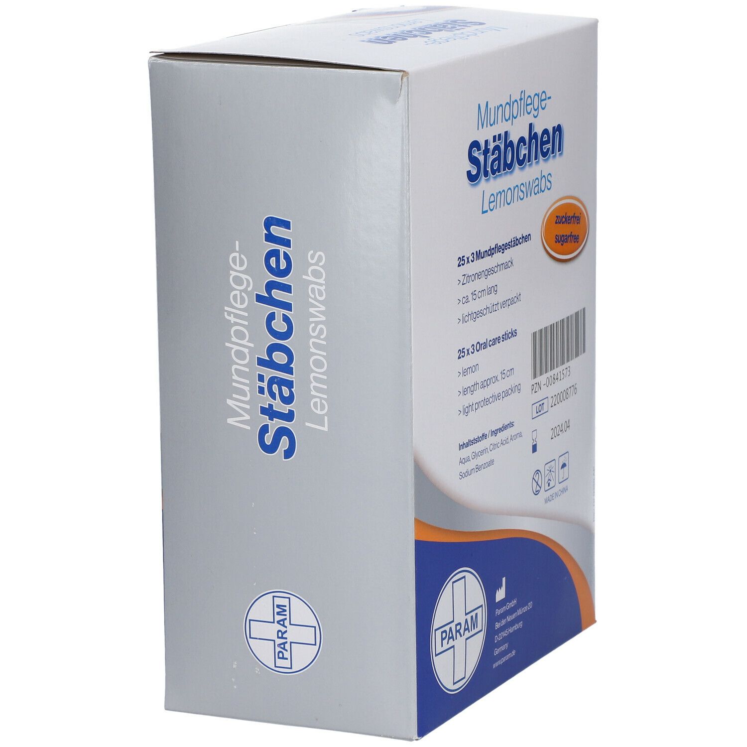 PARAM Lemon Swabs Wattestäbchen