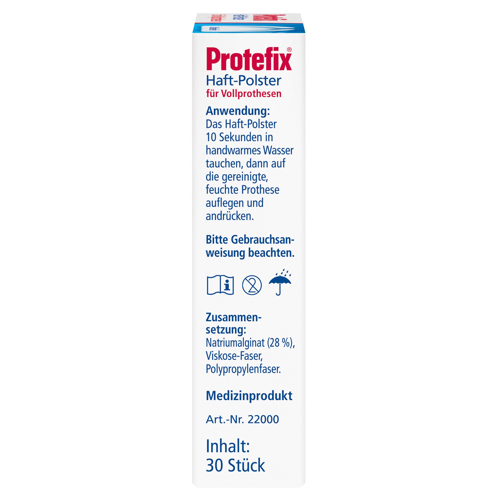 Protefix® Haft-Polster für Oberkieferzahnprothesen