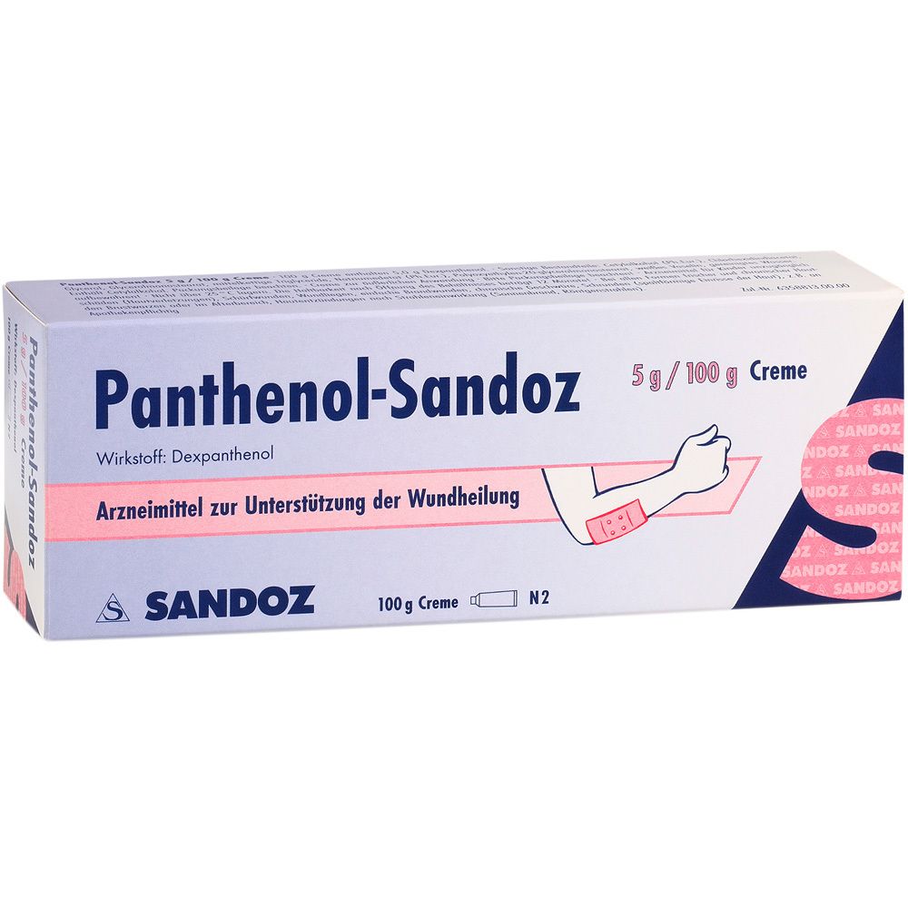 Panthenol-Sandoz 5 g/100 g Creme