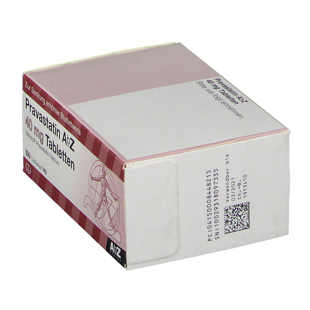 Pravastatin AbZ 40 mg Tabletten 100 St