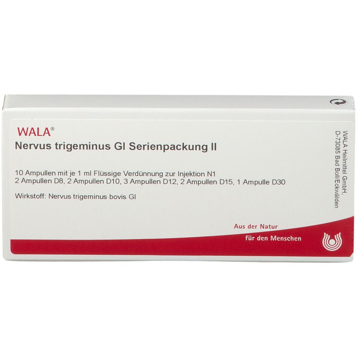 WALA® Nervus Trigeminus Gl Serienpackung 2 Amp.