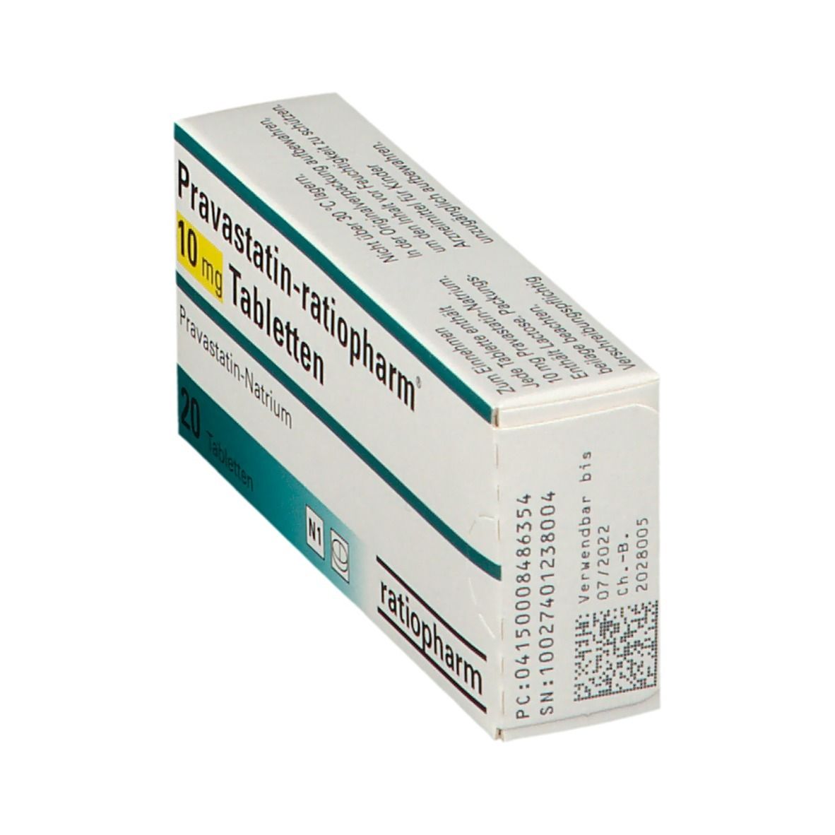 LORATADIN-ratiopharm 10 mg Tabletten 20 St