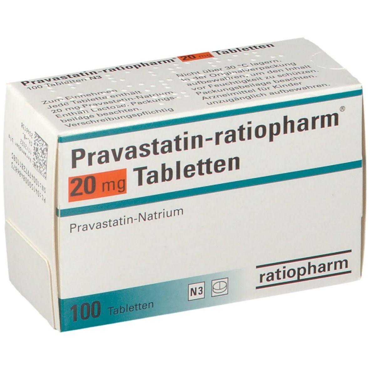 Pravastatin-ratiopharm® 20 mg