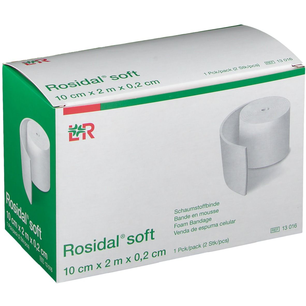 Rosidal Soft Binde 10x0,2 cmx2 m 2 St Binden