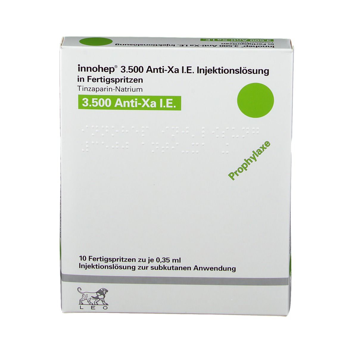 Innohep® 3.500 Anti-Xa I.E. 0,35 ml
