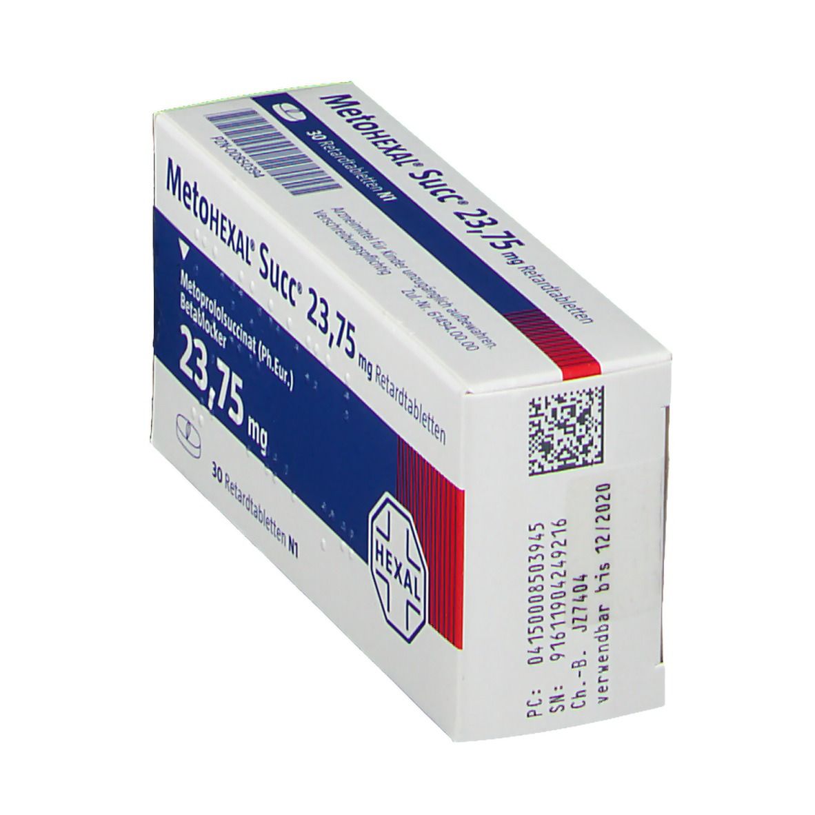 Metohexal Succ 23,75 mg Retardtabletten 30 St Retard-Tabletten